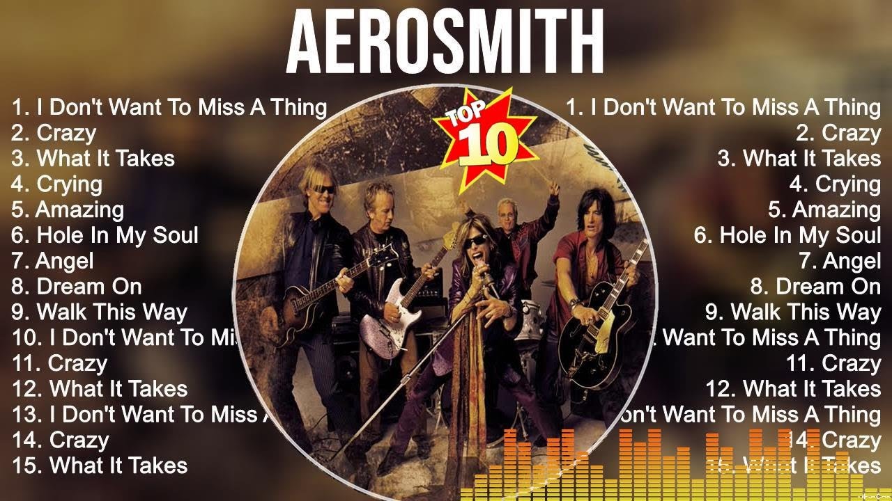 Aerosmith Greatest Hits ~ Best Songs Of 80s 90s Old Music Hits Collection