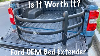 Ford Maverick OEM Bed extender, IS IT WORTH IT?!