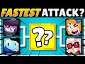 Brawl Stars OLYMPICS! | Who has the FASTEST Attack?! | 47 Brawlers!