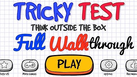 Tricky Test Full Walkthrough Think Outside The Box [icmobileapp79] Walkthrough Gameplay Android