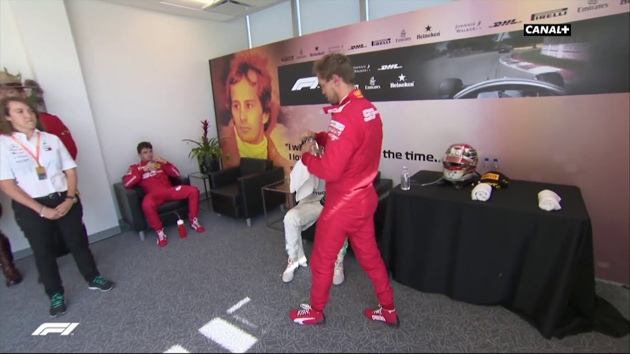 Vettel et Hamilton dans la cool room - Grand Prix du Canada - CANAL+ Sport