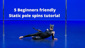 5 beginners friendly static pole spins tutorial