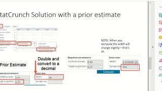 Powerpoint 9 1 Sample size for Proportion Confidence Interval