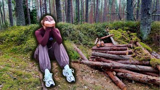 Alone 24H Survival | Poachers Destroyed My Shelter 🏚️ Rebuilding & Overnight Alone, PART 3