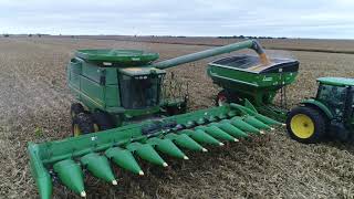 South Dakota Corn Harvest 2018- John Deere 9770