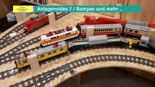 Anlagenvideo 7 / Dİe Rampen und mehr ... / Mario´s Klemmbaustein Eisenbahn