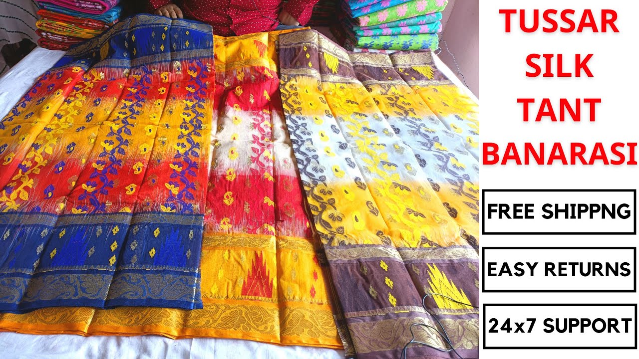 Buy Bengal Cotton Tant Sarees Online - Tant Sarees