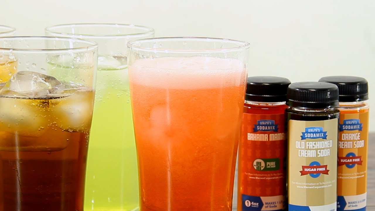 Sparkling Water Flavors & Soda Flavor Syrup ASMR YouTube