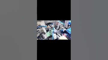 Double chamfer automatic feeding#cnc #chamfering #device #factory #industry #automation #processing