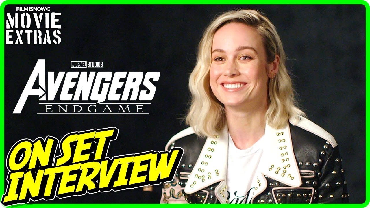 AVENGERS: ENDGAME | On-set Interview with Brie Larson 