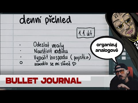 Metoda Bullet Journal - Analogové plánování času