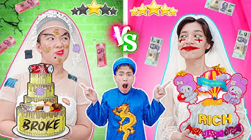 CÔ DÂU GIÀU - CÔ DÂU NGHÈO | Thử Thách Làm Bánh Gato 50k và 500k | Biệt Đội Tấm Cám | Miu Miu TV