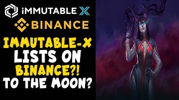To The Moon? Immutable X Lists on Binance as Old School Investors Consider Gods Unchained NFTs