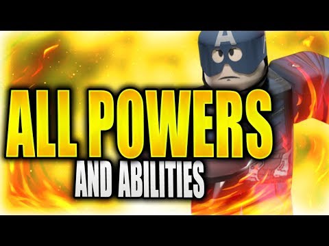 All Powers And Abilities Super Hero Adventures Online In Roblox Ibemaine Youtube - youtube superhero roblox adventures hero