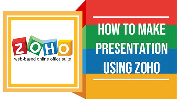 How To Make Presentation Using Zoho