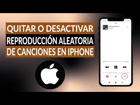 Cómo quitar o desactivar la reproducción aleatoria de canciones en IPHONE