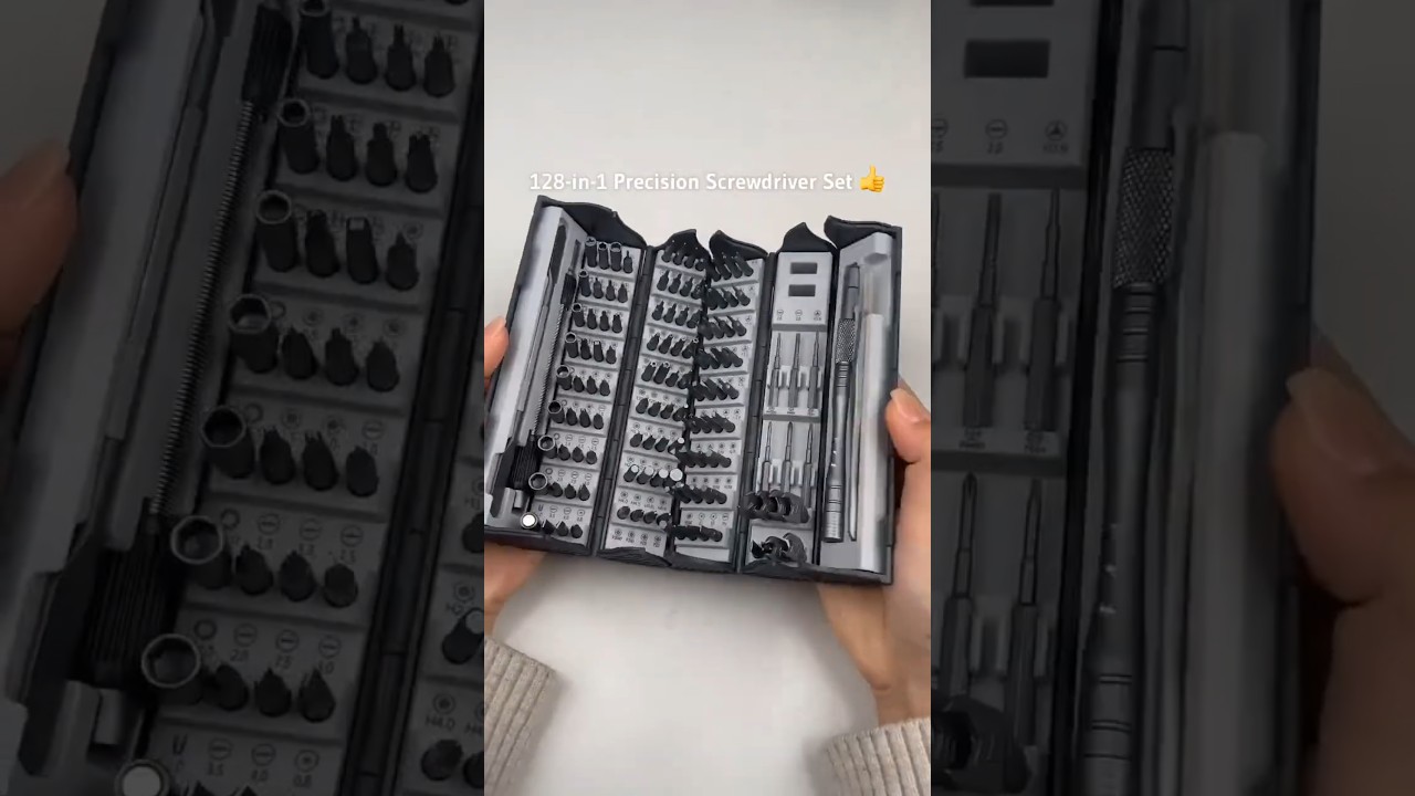 🛠️ Fix Anything with This 128-in-1 Precision Screwdriver Set! 🔩⚙️ | Shop Wise Picks