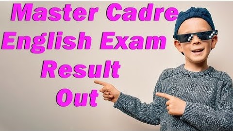 Punjab School Education Master Cadre Posts 2022 English Exam Result Out ! Watch Video & Check Now !