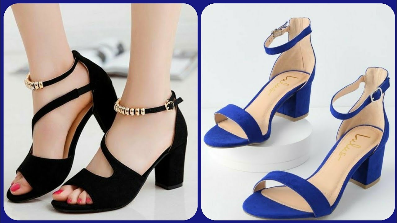 Ankle Strap Office Wear Block Heel Sandals Designs YouTube