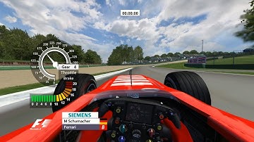 F1 2006 Onboard lap Imola (Michael Schumacher / Ferrari) | rFactor