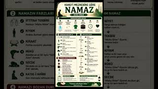 Hanefi Mezhebine göre Namaz #namaz #ibadet #islam
