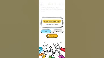 brain out level no:117(tab the blue button ten times,then tab the red button once.