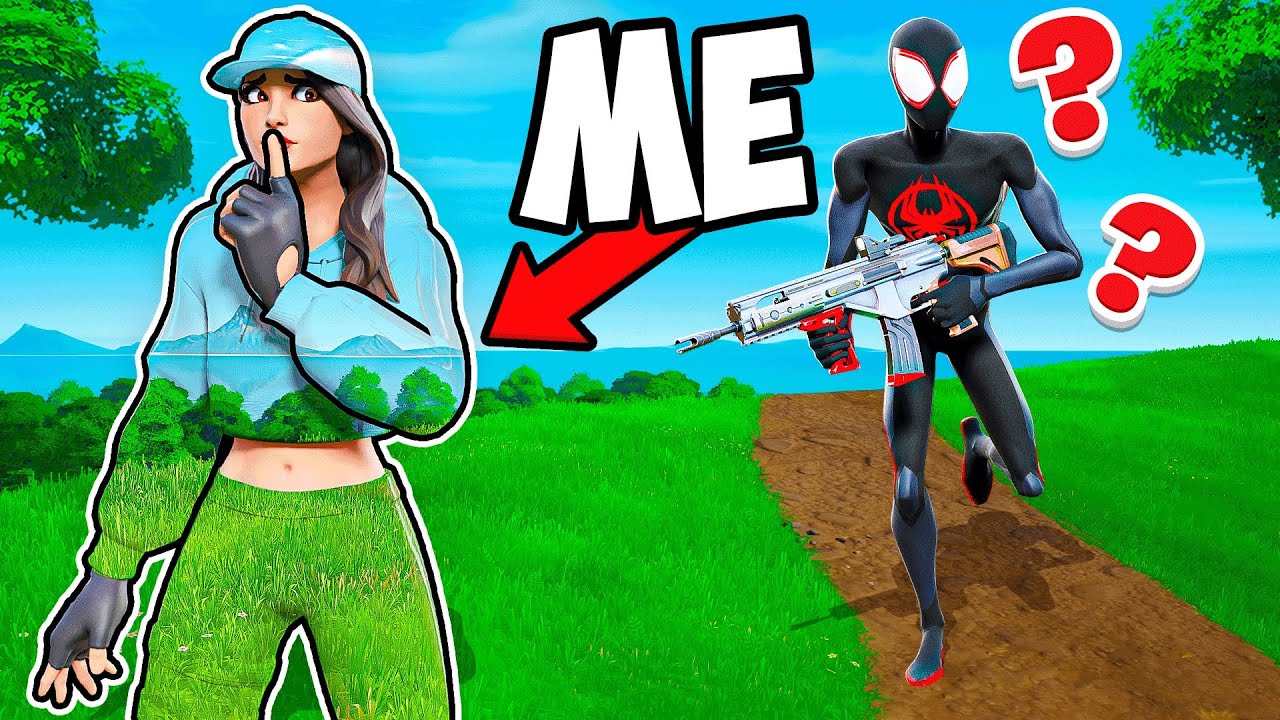 Going INVISIBLE to SCAM Fashion Show! (Fortnite)