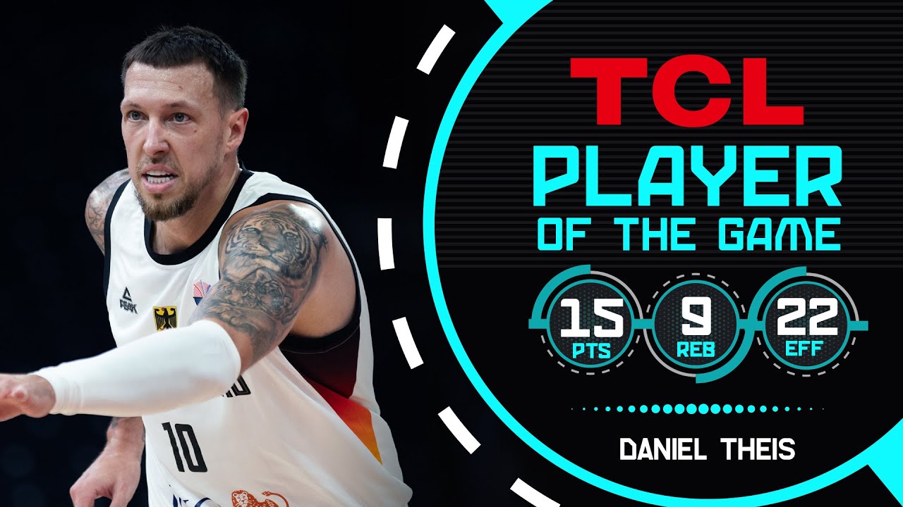 Daniel Theis (15 PTS) stands out, helps GER 🇩🇪 rally against SLO 🇸🇮 at 