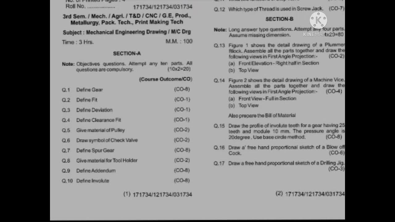 Hsbte question paper analysis Diploma.questionPaper hsbte. YouTube