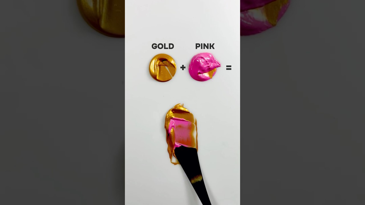 Best Color Recipe with Gold & Pink!💛🩷 