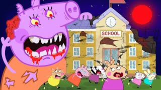 Peppa Pig turns into a giant werewolf at school | Peppa Pig Sad Story - Peppa Pig Funny Animation