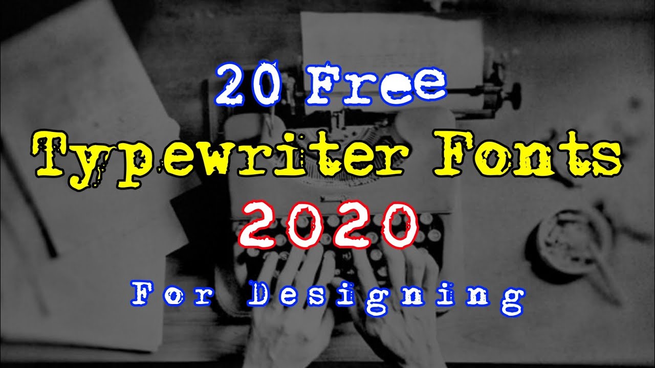 Free Typewriter fonts for Designer/free download typewriter Fonts/ Typewriter Fonts for Office Use.