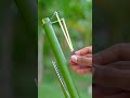 making a gun from bamboo #shorts #viral