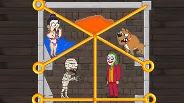 Puzzle Spy pin pull puzzle game | rescue girl gameplay part 3