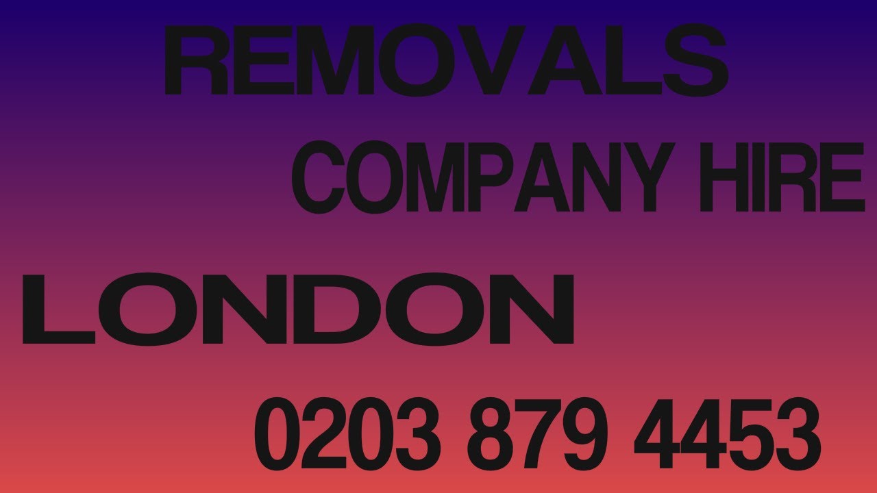 Best Movers Companies Near Me - Best Removal Firm In Norbury