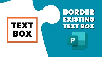 How to add a border to an existing text box in publisher