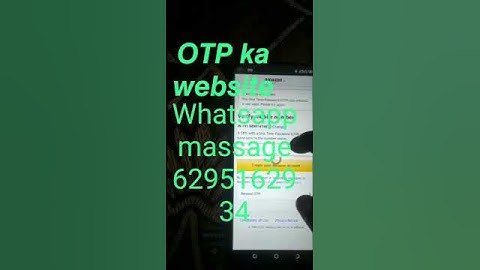 Indian number OTP bypass website fast Website OTP trick