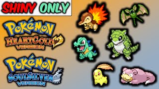 Pokémon HeartGold and SoulSilver SHINY ONLY Playthrough (Full Odds 1/8192)