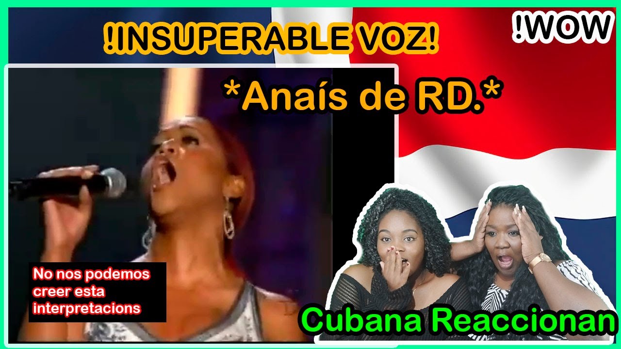 MADRE E HIJA CUBANAS REACCIONAN A 😱ANAÍS ESTA DOMINICANA COMO PUEDE CANTAR ASi.