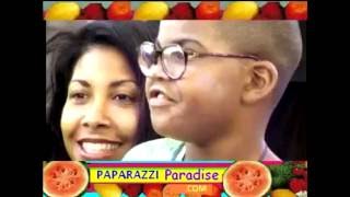 4-year-old EJ JOHNSON attends Halloween party with family - 1997