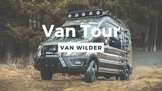 VAN TOUR | Ford Transit 148' Custom Van Conversion