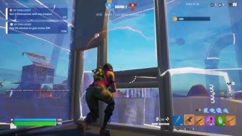 Hit a crazy sniper shot, bhe 1v1 build fights.
