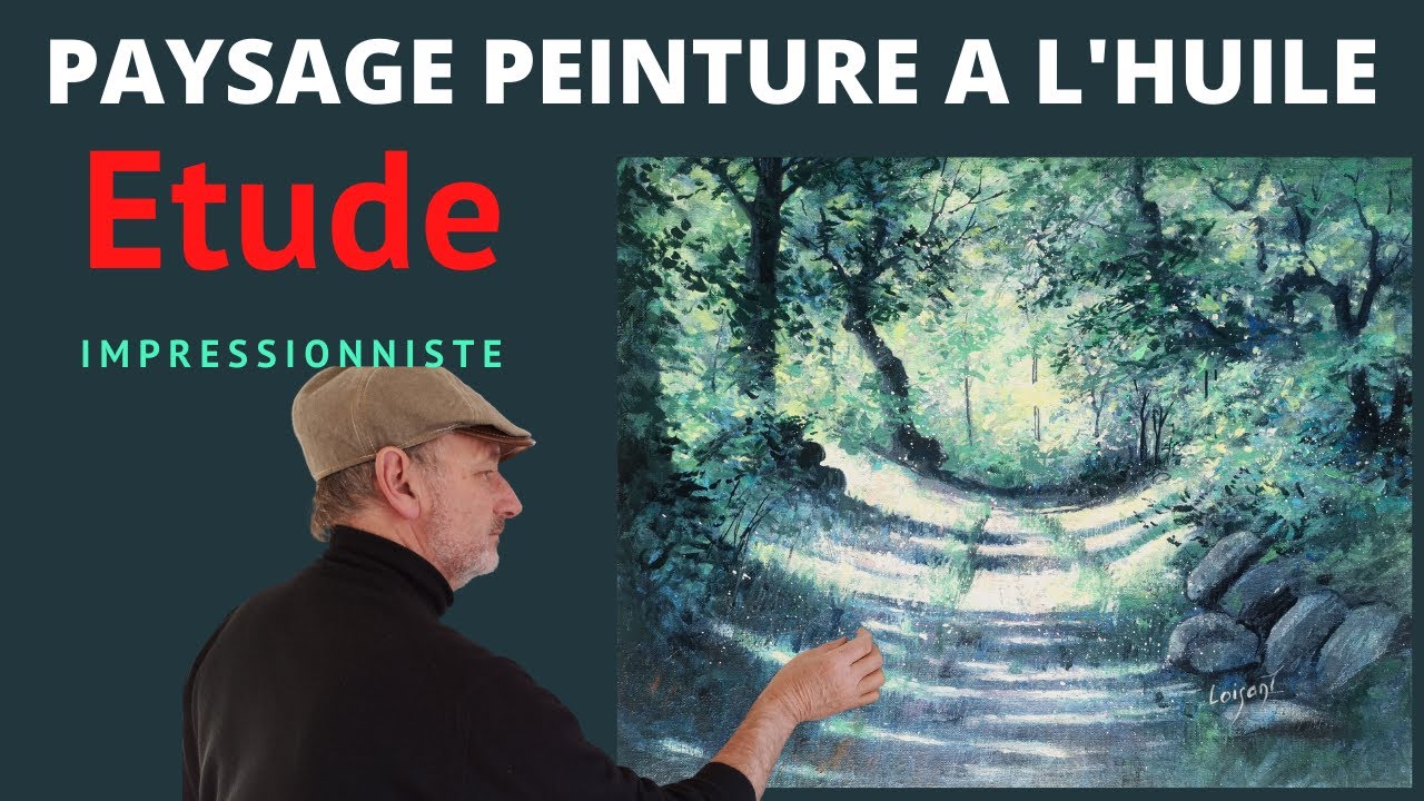 Peindre une peinture à l'huile numérique de n'importe quel paysage