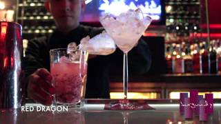 Mouthwatering Red Dragon by classy bar Jakarta burgundy
