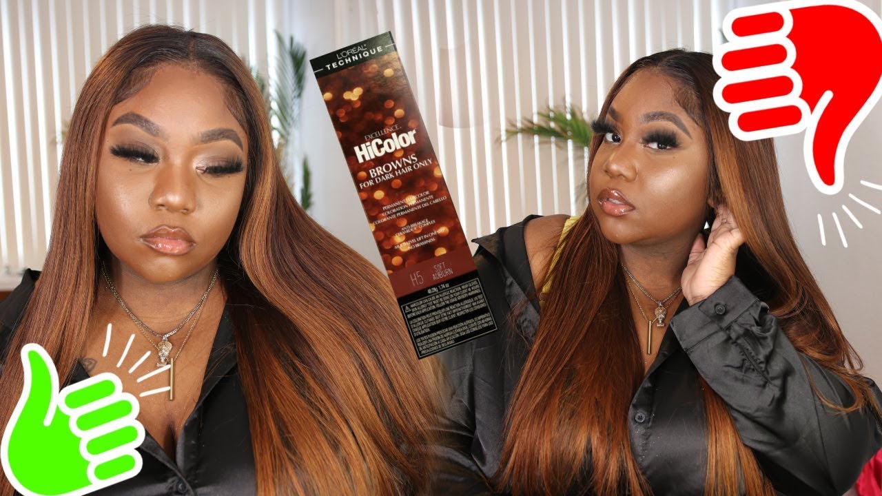 PERFECT BROWN HAIR LOREAL HI-COLOR SOFT AUBURN BEGINNER FRIENDLY DONMILY BO...