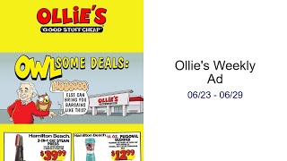 Ollie's Weekly Ad 06/23 - 06/29