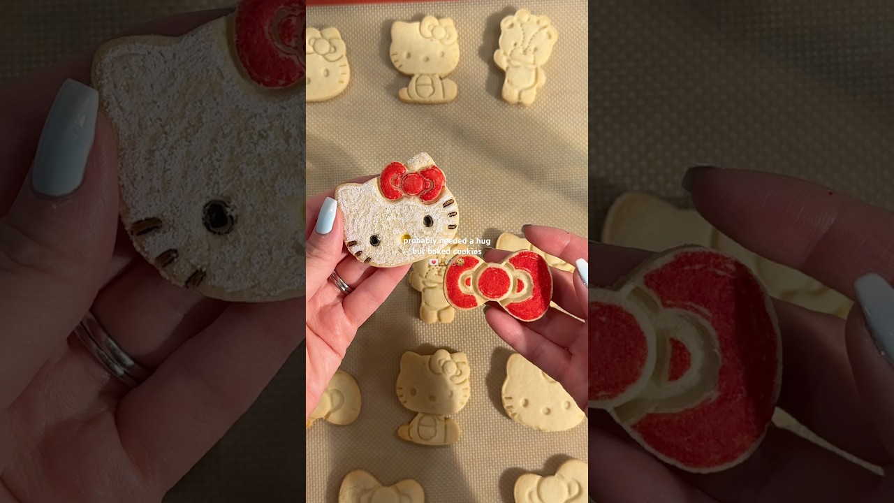 hello kitty cookies 헬로키티 쿠키 만들기 🎀 