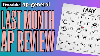 AP Exam Prep - Last Month Study Strategy & Schedule