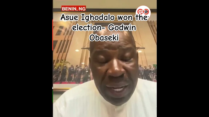 Edo 2024: Asue Ighodalo won the election - Governor Godwin Obaseki