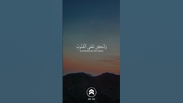 سورة الحج الاية 46 الشيخ ياسر الدوسري